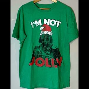 Men’s Darth Vader Christmas T-Shirt Size Large